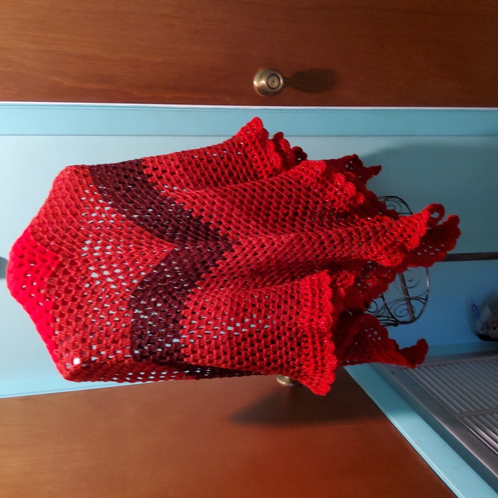 Sparkle  Trim Shawl